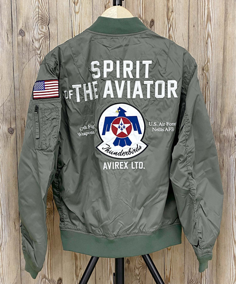 AVIREX アヴィレックス UTILITY MA-1 THUNDERBIRDS フライトジャケット