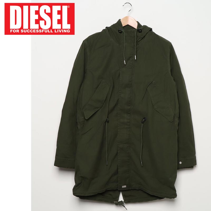 DIESEL ディーゼル 2WAY ライナー付き ミリタリー モッズコート L