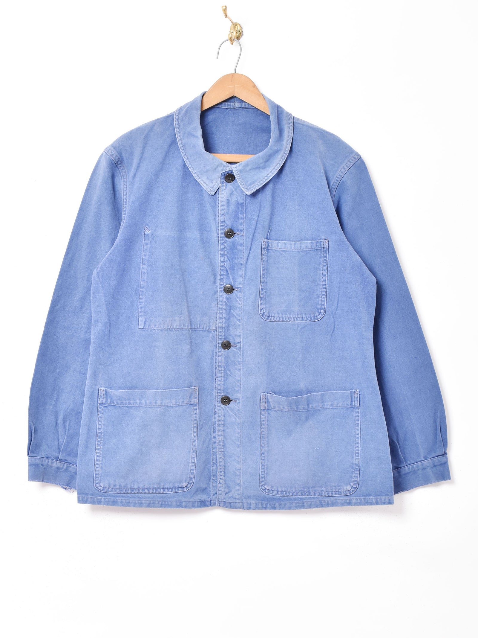 フレンチワークジャケット コットンツイル – 古着屋Top of the Hillの