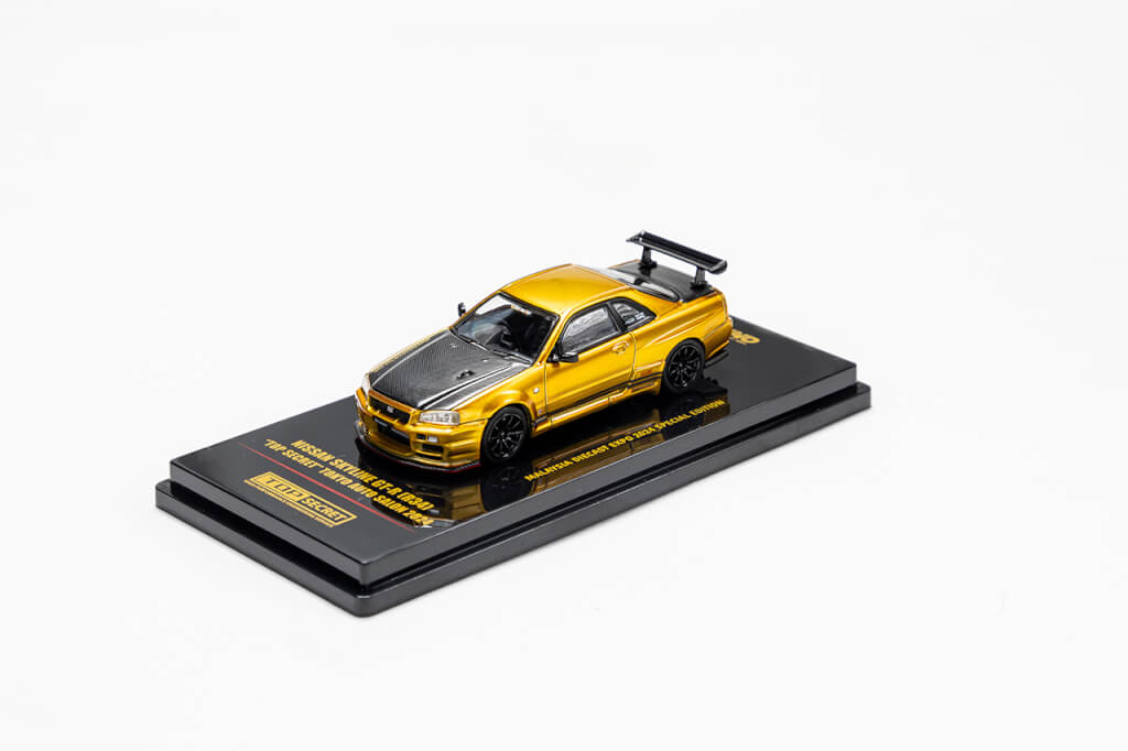 1/64 INNO MODELS R34GT-R TOP SECRET 東京オートサロン2024 ゴールド