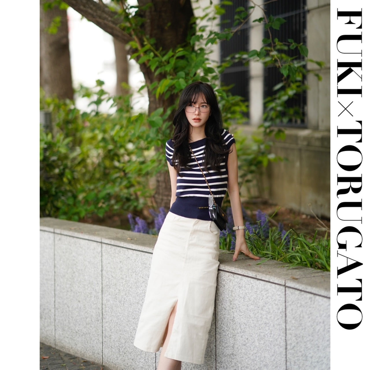 センタースリットナロースカート – TORUGATO