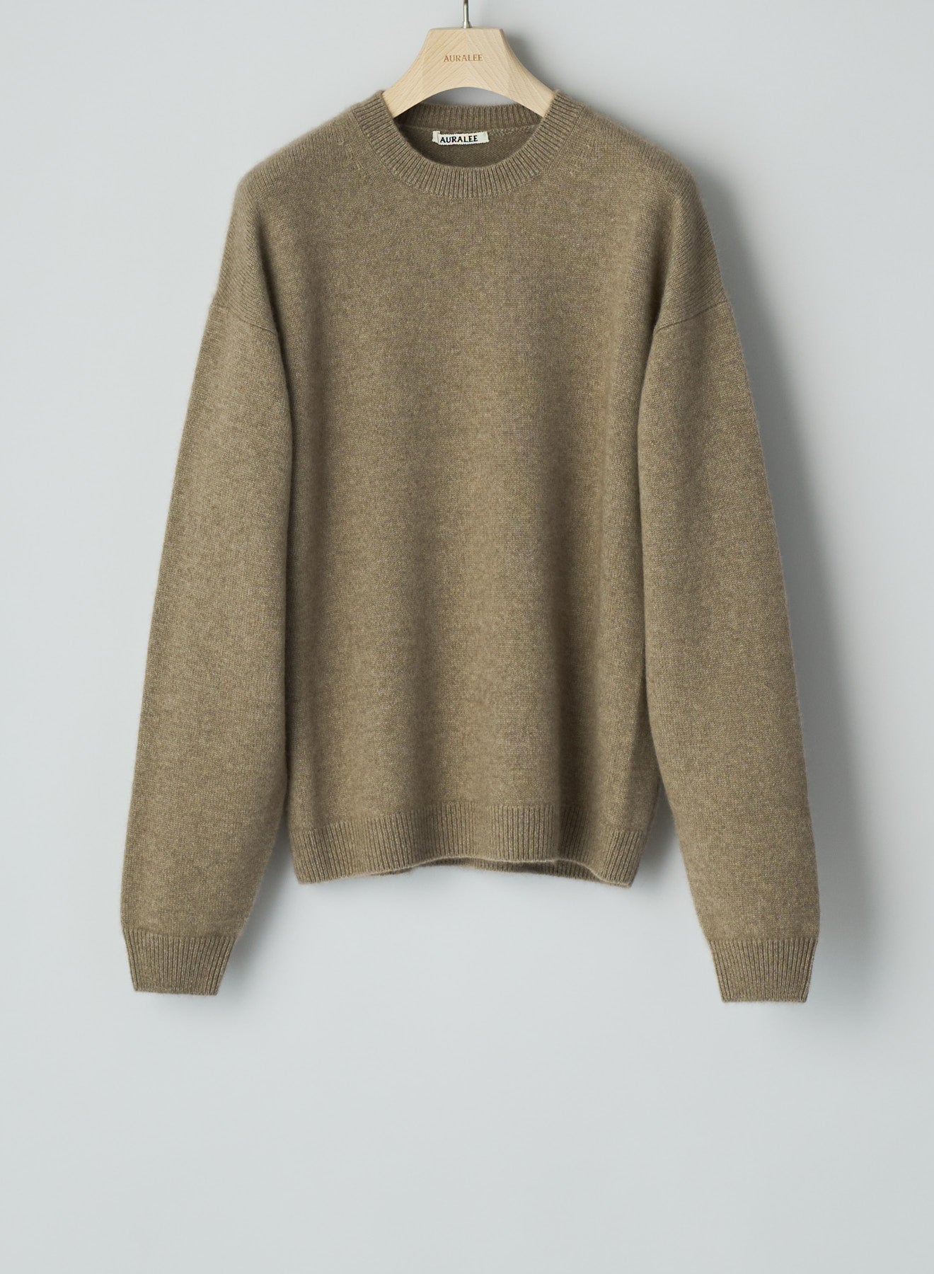 Auralee Baby Cashmere Knit P/O - Natural Brown – Totem Brand Co.