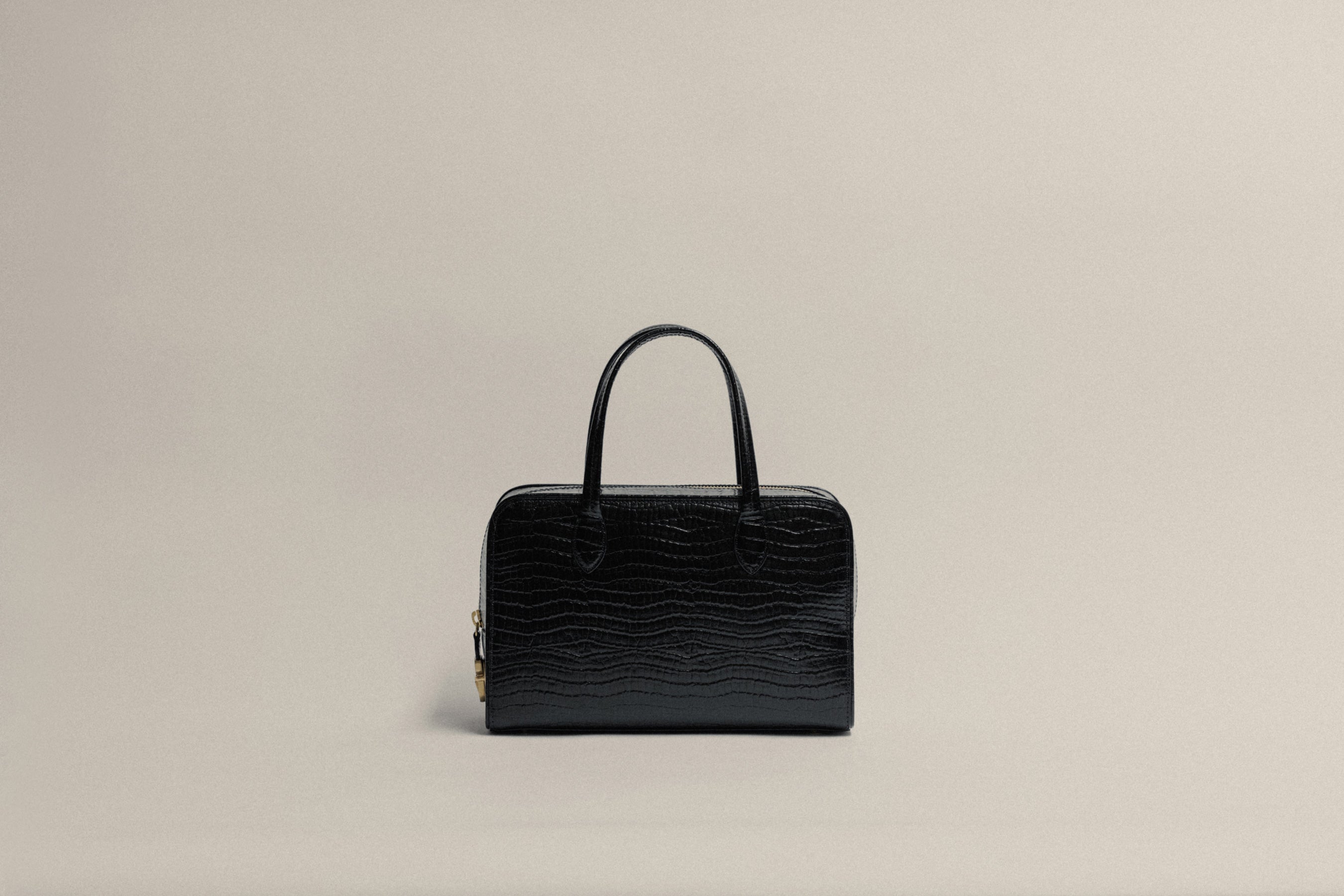 SAC LOQUET SMALL CROCO BLACK – TOUT Y EST JP