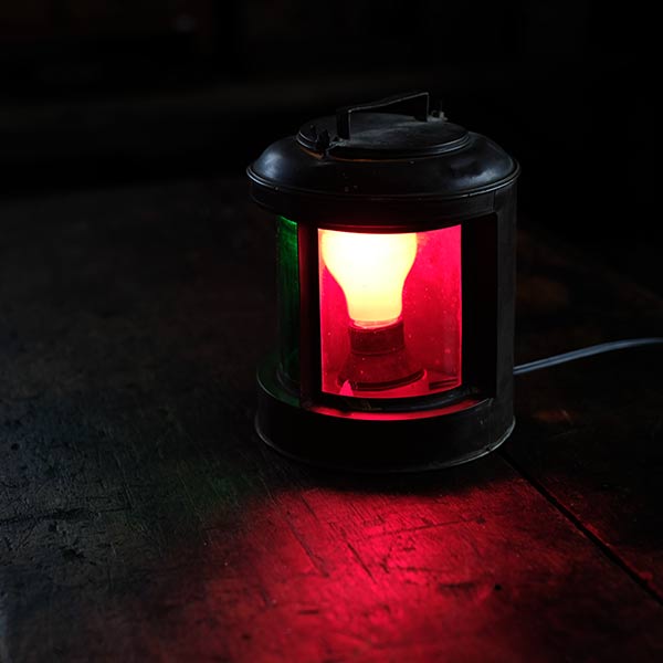 緑×赤の船舶照明 マリンランプ – zakka store towi