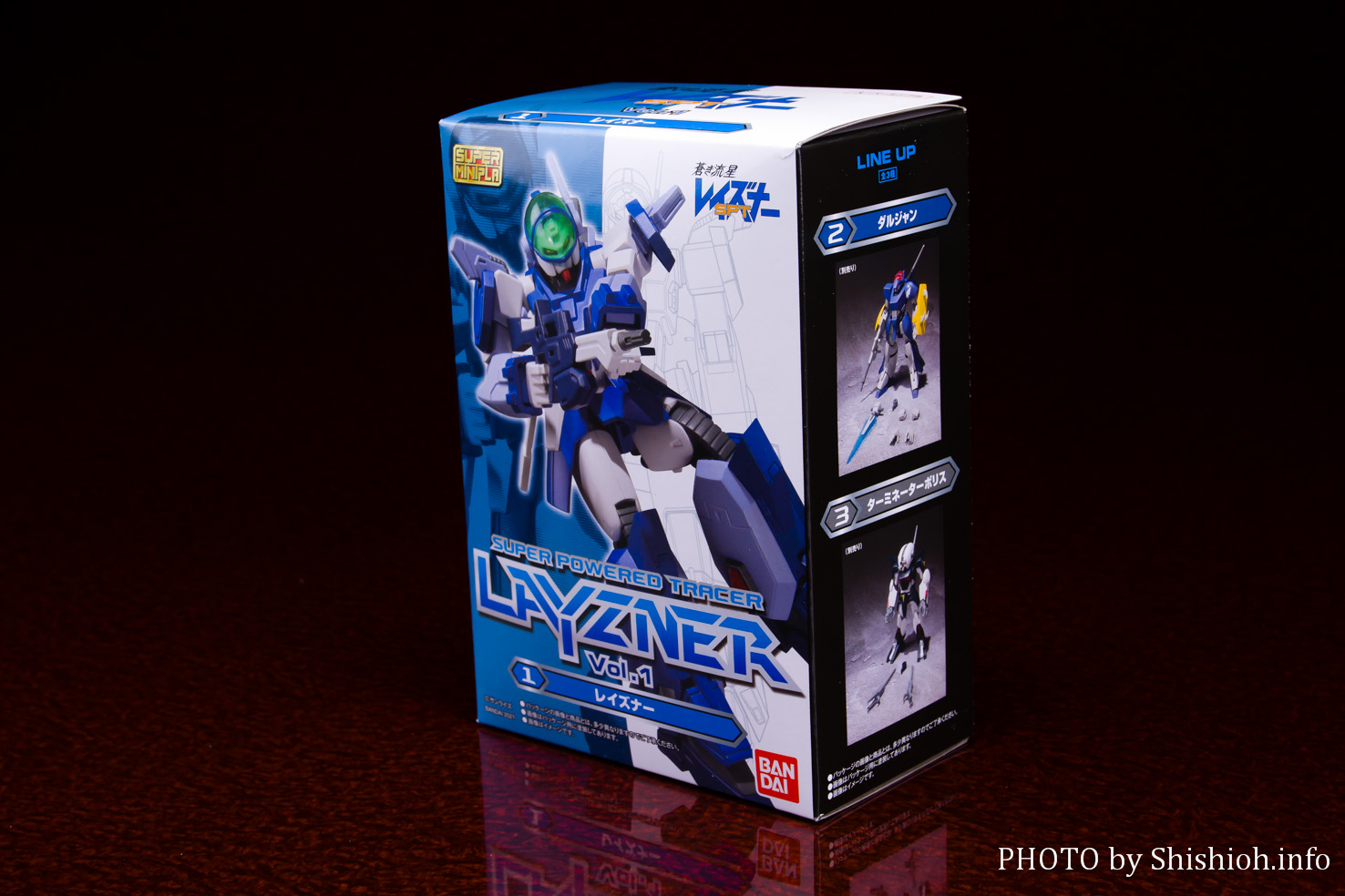 レビュー】 スーパーミニプラ 蒼き流星SPTレイズナー Vol.1(レイズナー)