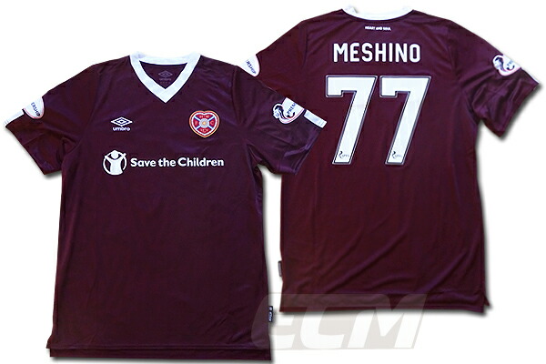 楽天市場】【国内未発売】ハーツ・オブ・ミドロシアンFC ホーム 半袖