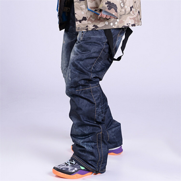 楽天市場】デニム スキーウェア メンズ スノーボードウェア スノーボー