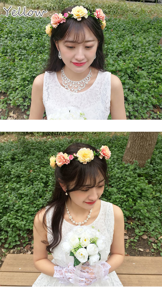 楽天市場】【メール便 送料無料】花冠 ヘッドドレス ヘアアクセサリー