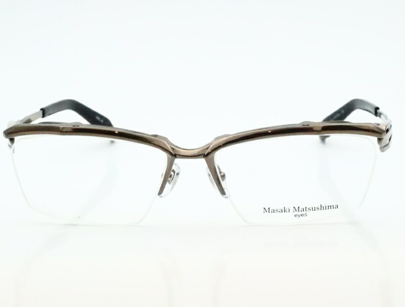 楽天市場】レンズつき マサキマツシマ メガネ MF-1302 2 ブラウン 57
