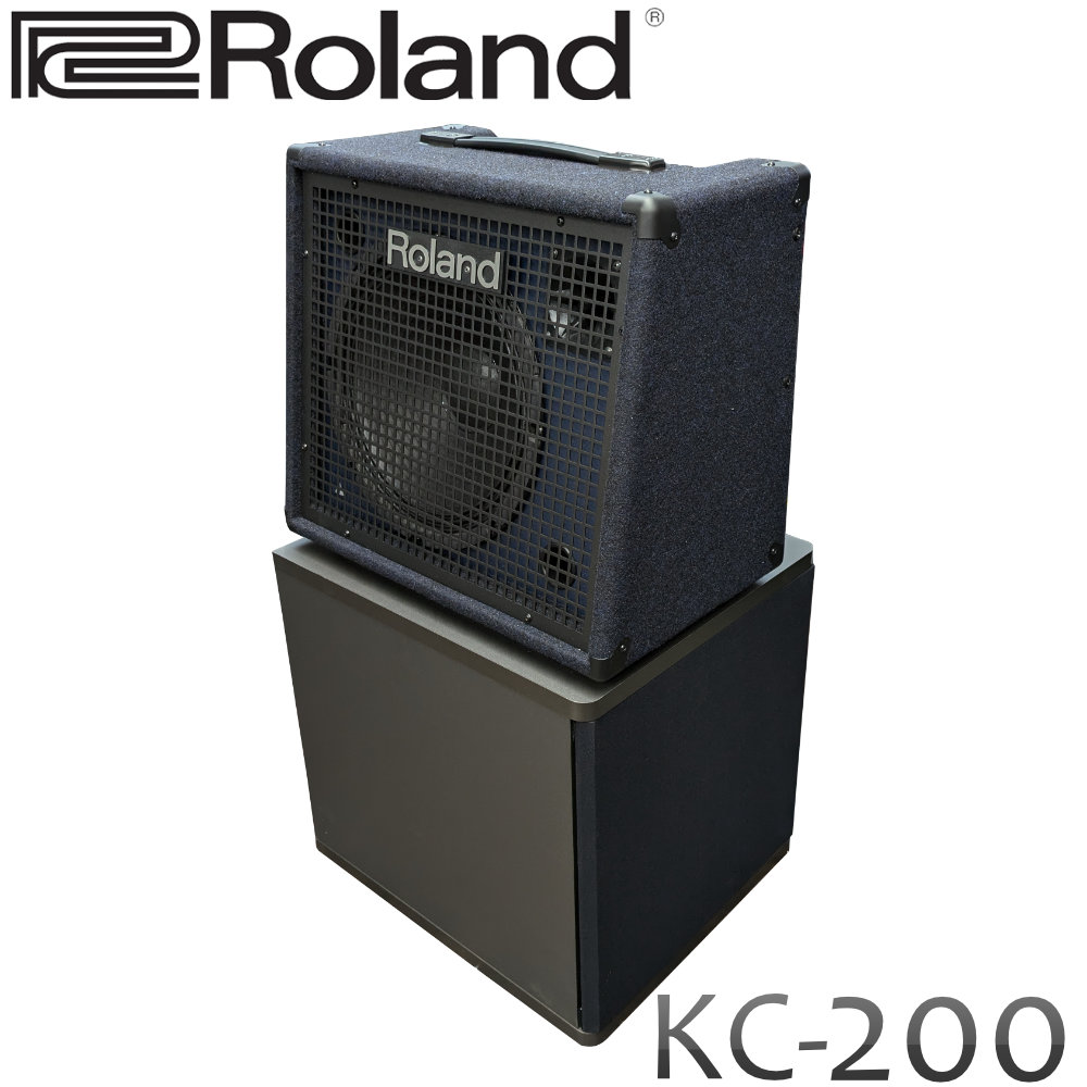 楽天市場】Roland キーボードアンプ KC-200 + スピーカー台 43cm かさ