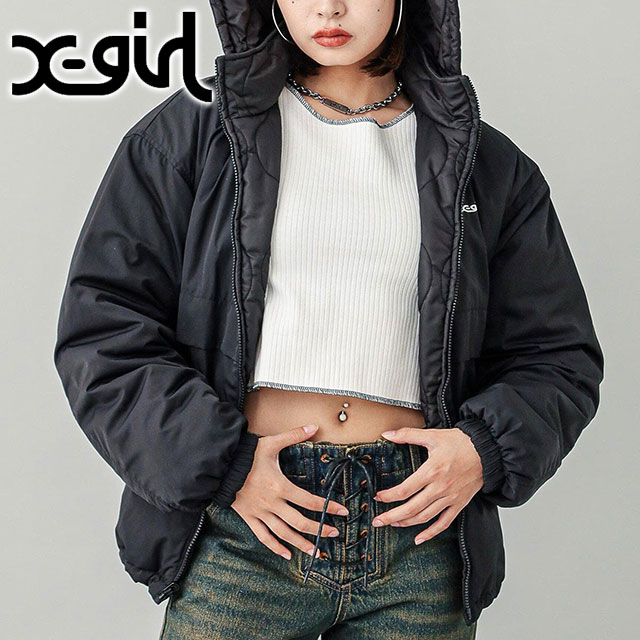 楽天市場】エックスガール X-girl リバーシブル エンブロイダリー