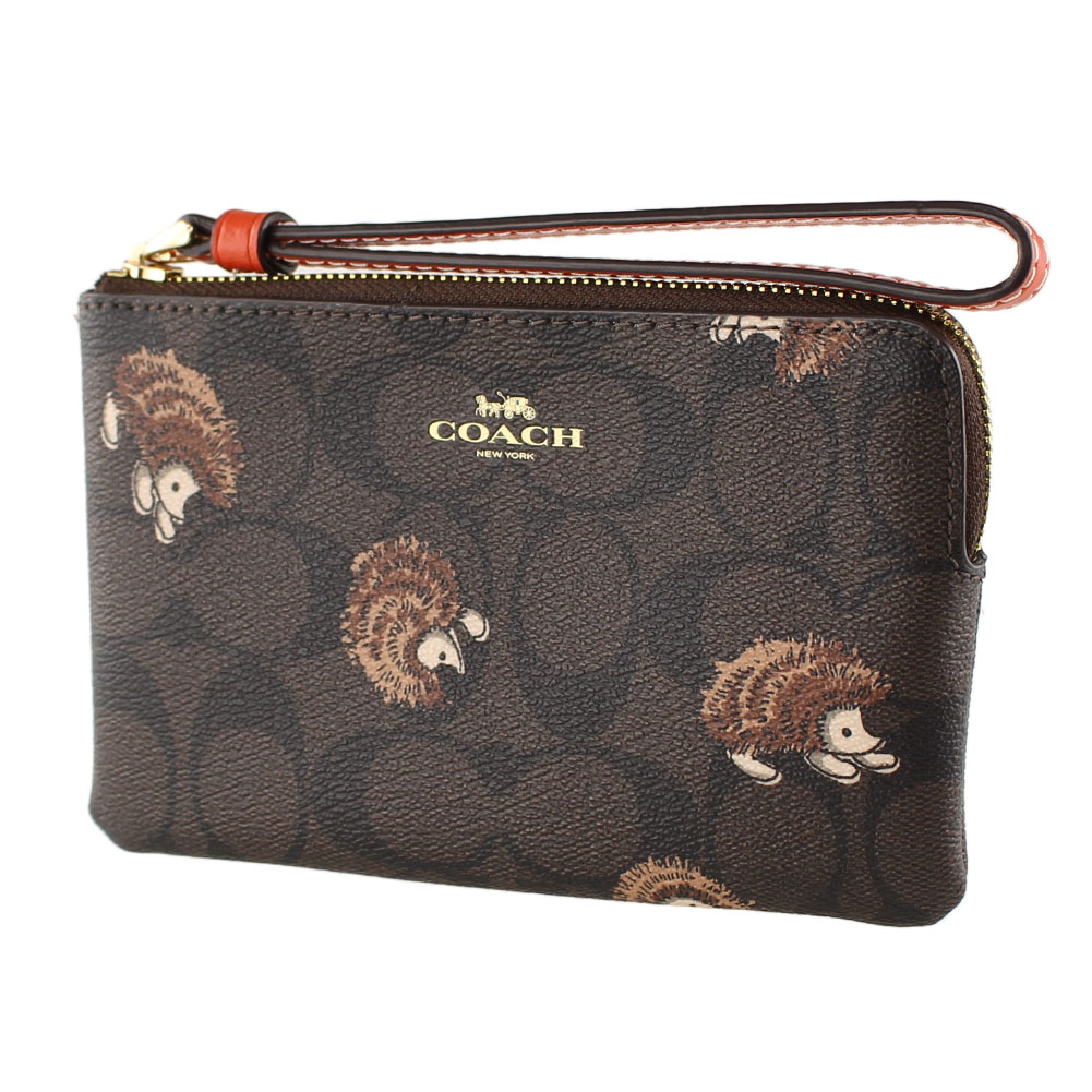 楽天市場】コーチ ポーチ モノグラム COACH CC433 imosn ブラウン
