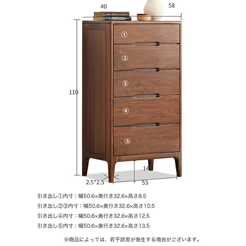 楽天市場】キャビネット 幅58cm チェスト 引出し収納 無垢材