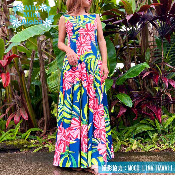 楽天市場】フラダンス 衣装 リゾート ワンピース ハワイ 沖縄 ドレス