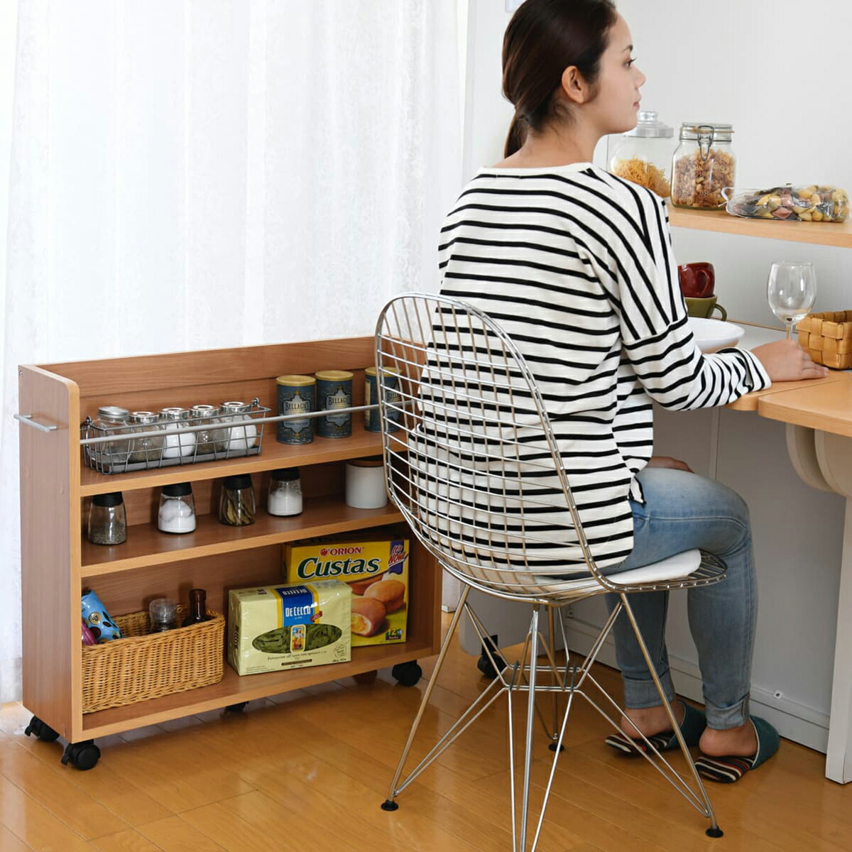 楽天市場】押入れラック W195 D785 H655 ラック 押入れ収納 収納家具