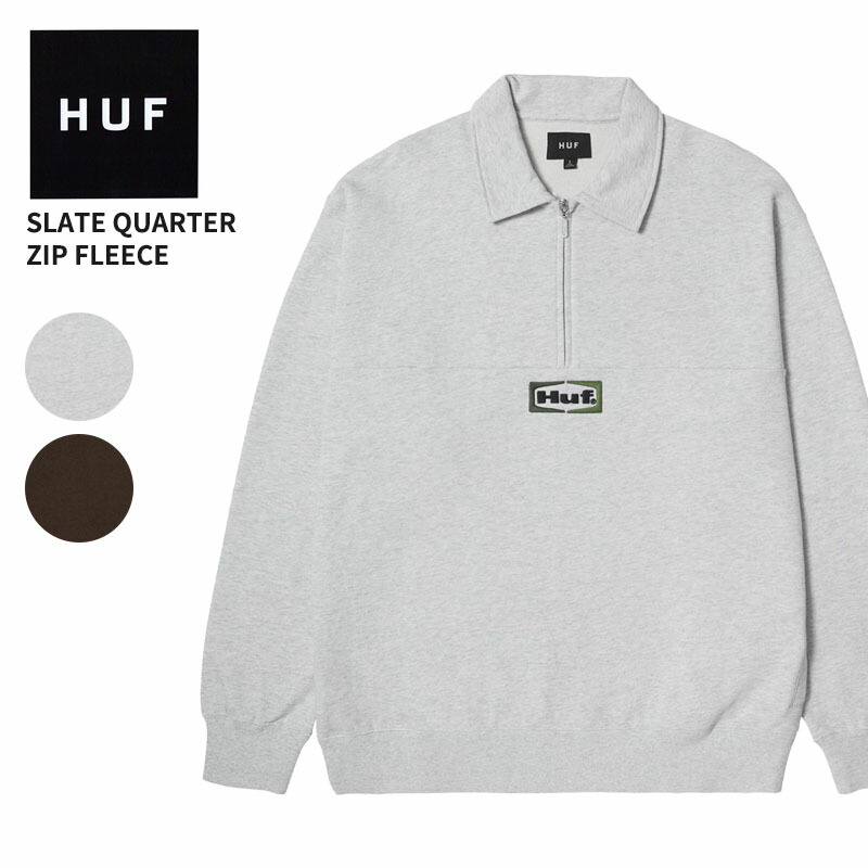 楽天市場】ハフ メンズ ハーフジップ スウェット HUF SLATE QUARTER