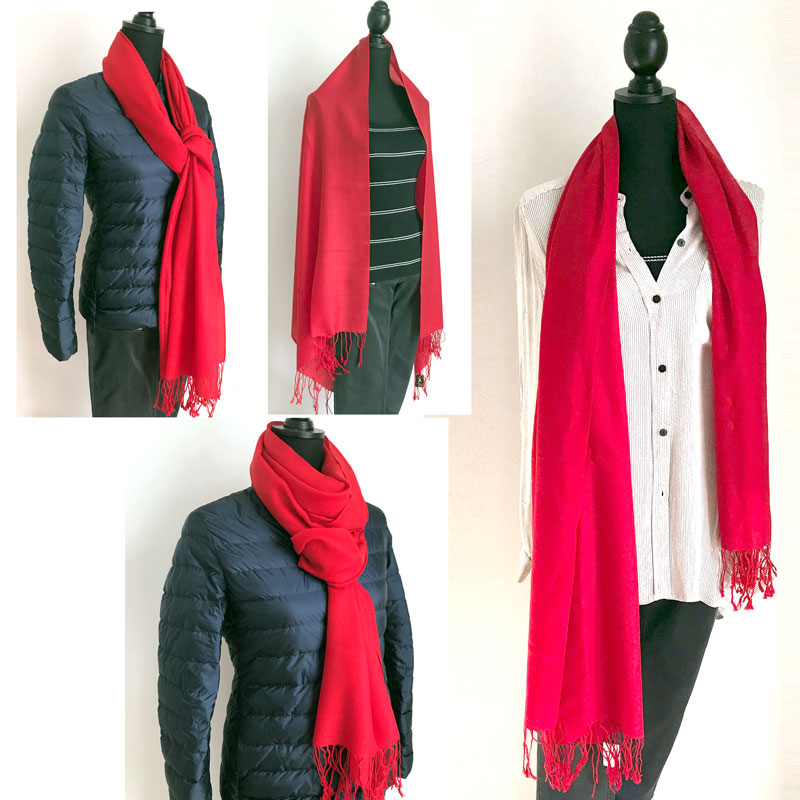 楽天市場】ストール パシュミナ ウール 秋 冬 マフラー メリノウール