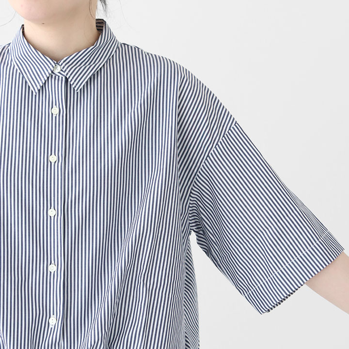 楽天市場】mizuiro ind(ミズイロインド) ストライプハーフスリーブ