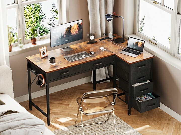 楽天市場】＼／L字デスク パソコンデスク デスク ゲーミングデスク