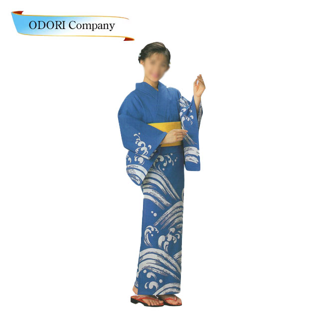楽天市場】浴衣 仕立て上がり 女性用 絵羽ゆかた 波柄 : ODORI Company