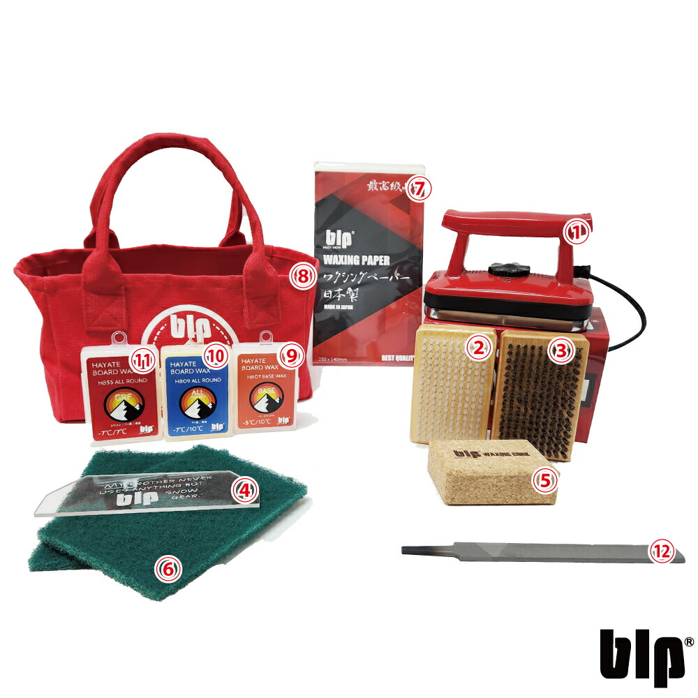 楽天市場】スキー スノボのチューンナップ用blpホットワックスセット