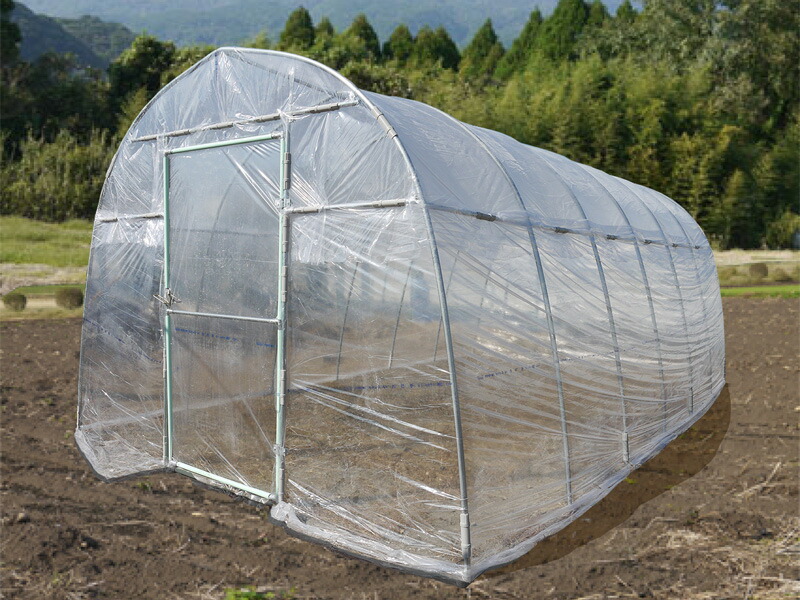 楽天市場】ビニールハウス間口2.7m奥行4.8m高さ2m3.9坪埋め込み式