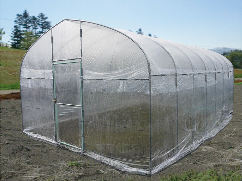 楽天市場】ビニールハウス間口3.6m奥行5.43m高さ2.4m5.8坪埋め込み