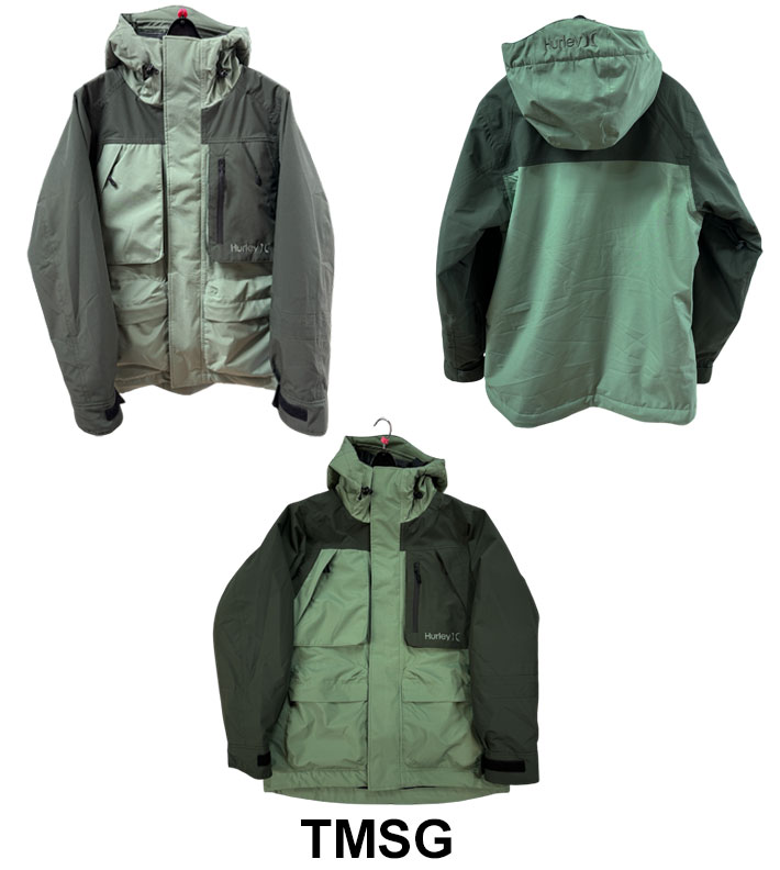 Hurley スノーボードジャケット Lサイズ ミント/ブラック Hurley