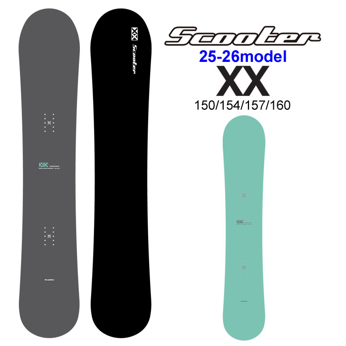 Scoote D.R.D.スクーターSCOOTER スノーボード ブラック SCOOTER SNOWBOARDS | SQUAL