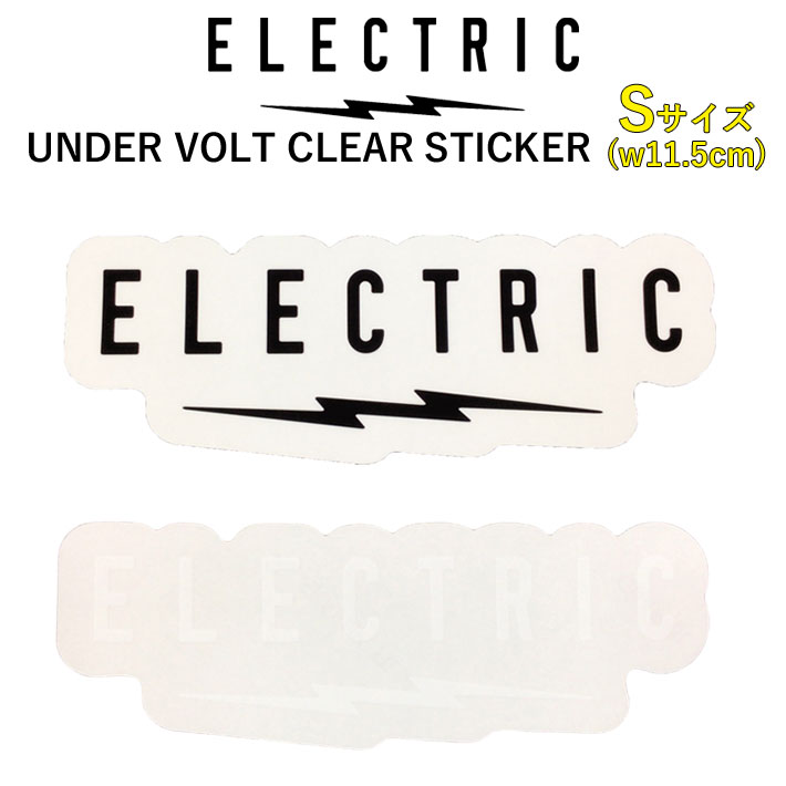 楽天市場】ステッカー エレクトリック ELECTRIC UNDER VOLT CLEAR