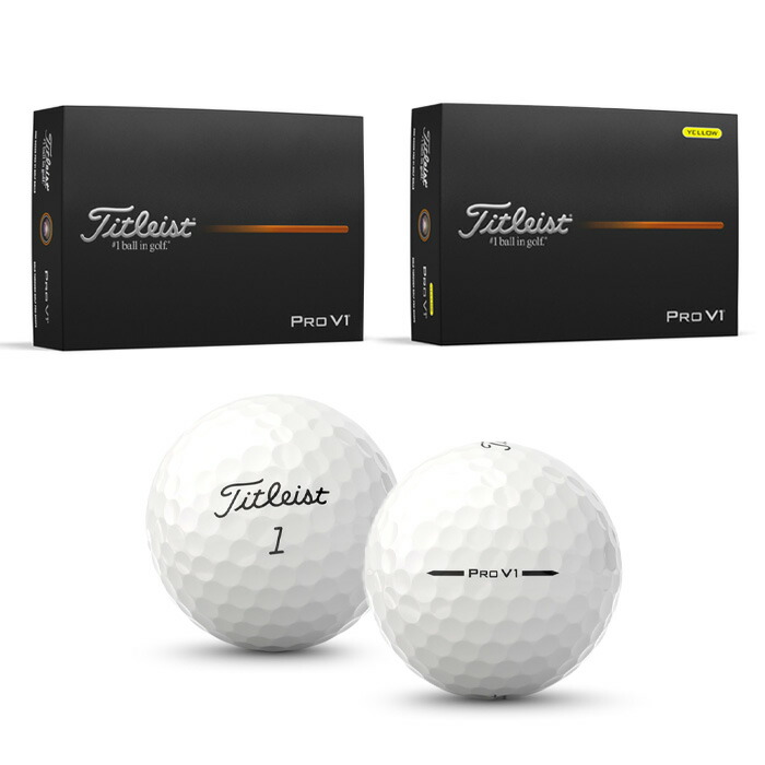 Titleist Pro V1 2ダース Titleist Pro V1x Left Dash Golf Balls
