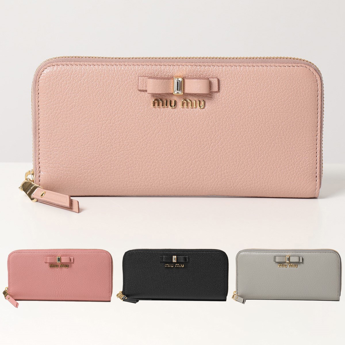 楽天市場】MIUMIU ミュウミュウ 長財布 5ML506 2D7A MADRAS FIOCCO