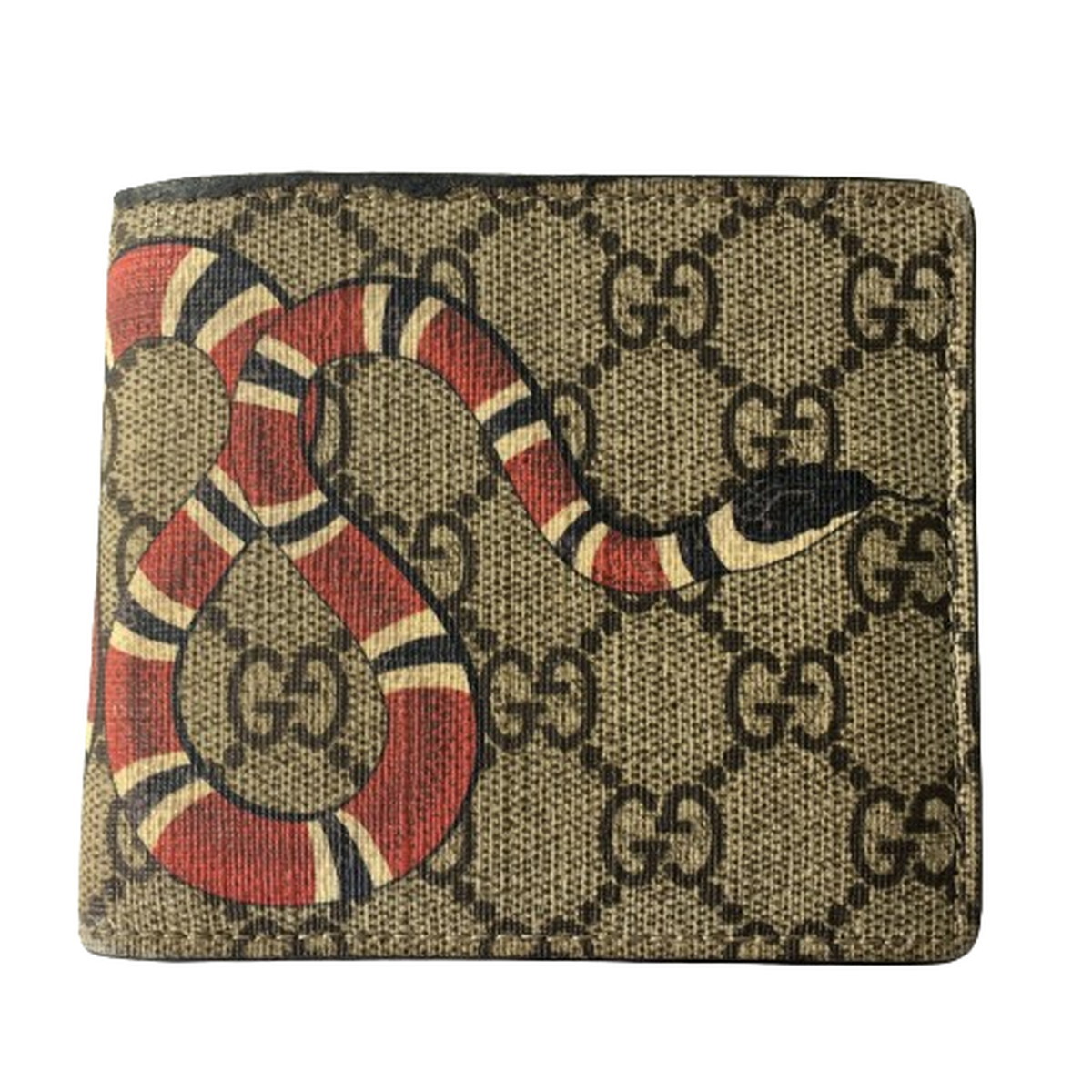 楽天市場】GUCCI?グッチ?スネーク?GGスプリーム キャンバス 二つ折り