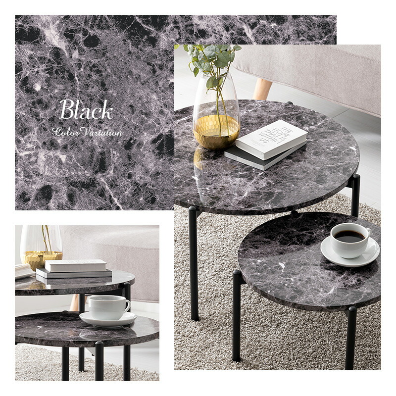 楽天市場】【エントリー最大P4倍＆クーポン有】大理石調丸型ネスト