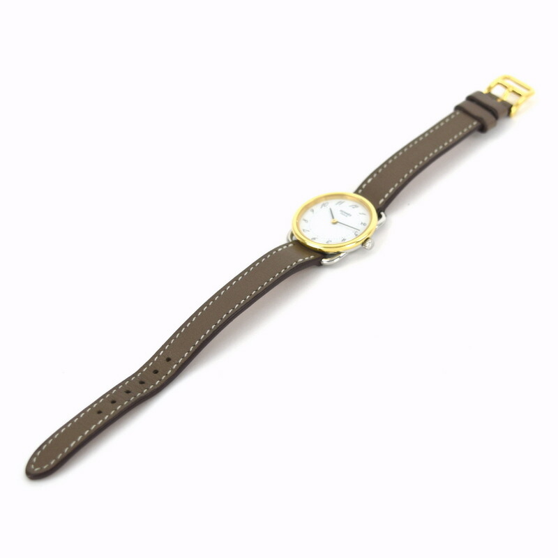 楽天市場】エルメス アルソー レディースウォッチ SS×GP 革ベルト