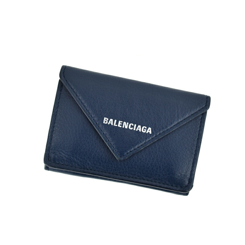 楽天市場】バレンシアガ 財布 ペーパー ミニウォレット 3つ折り財布