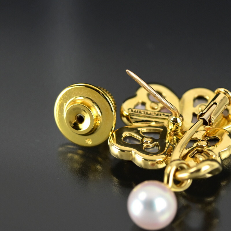 楽天市場】ミキモト ブローチ 2WAY ピクウェ クローバー 四つ葉 シェル