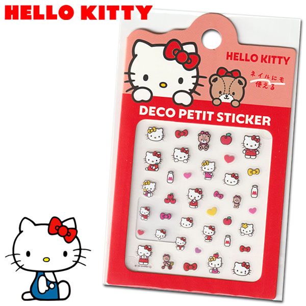 楽天市場】ハローキティ デコプチステッカー 25 レディース キッズ