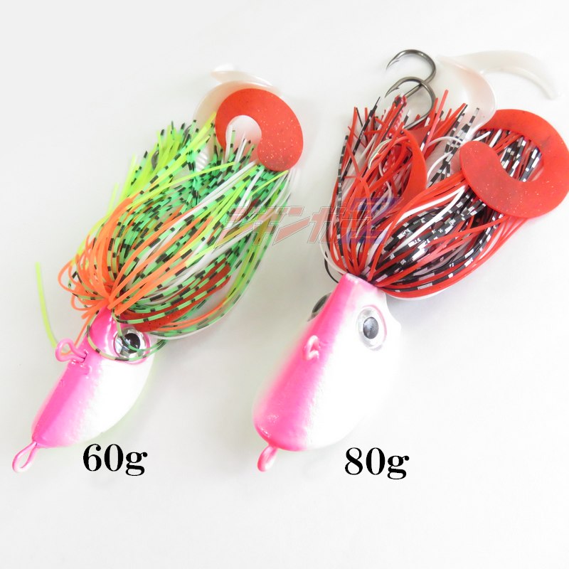 楽天市場】爆釣メタルジグタイラバ 60gピンク系【ジギンガ—Z ジグラバ