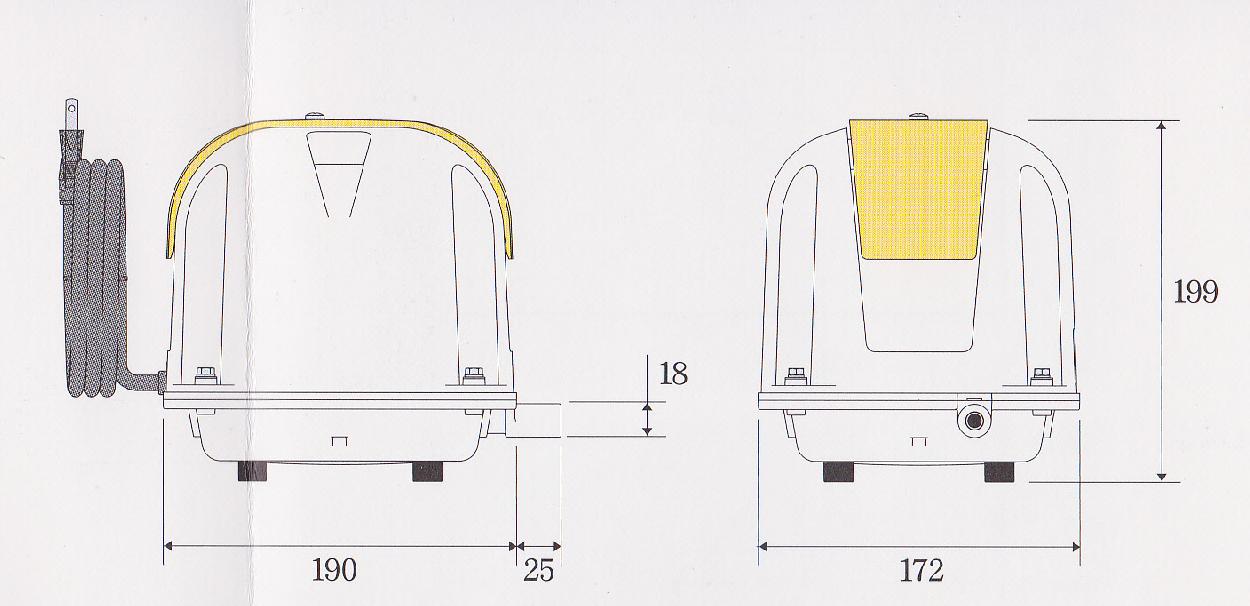 楽天市場】安永 エアーポンプ AP-40P（18方分岐装置付き） 安永