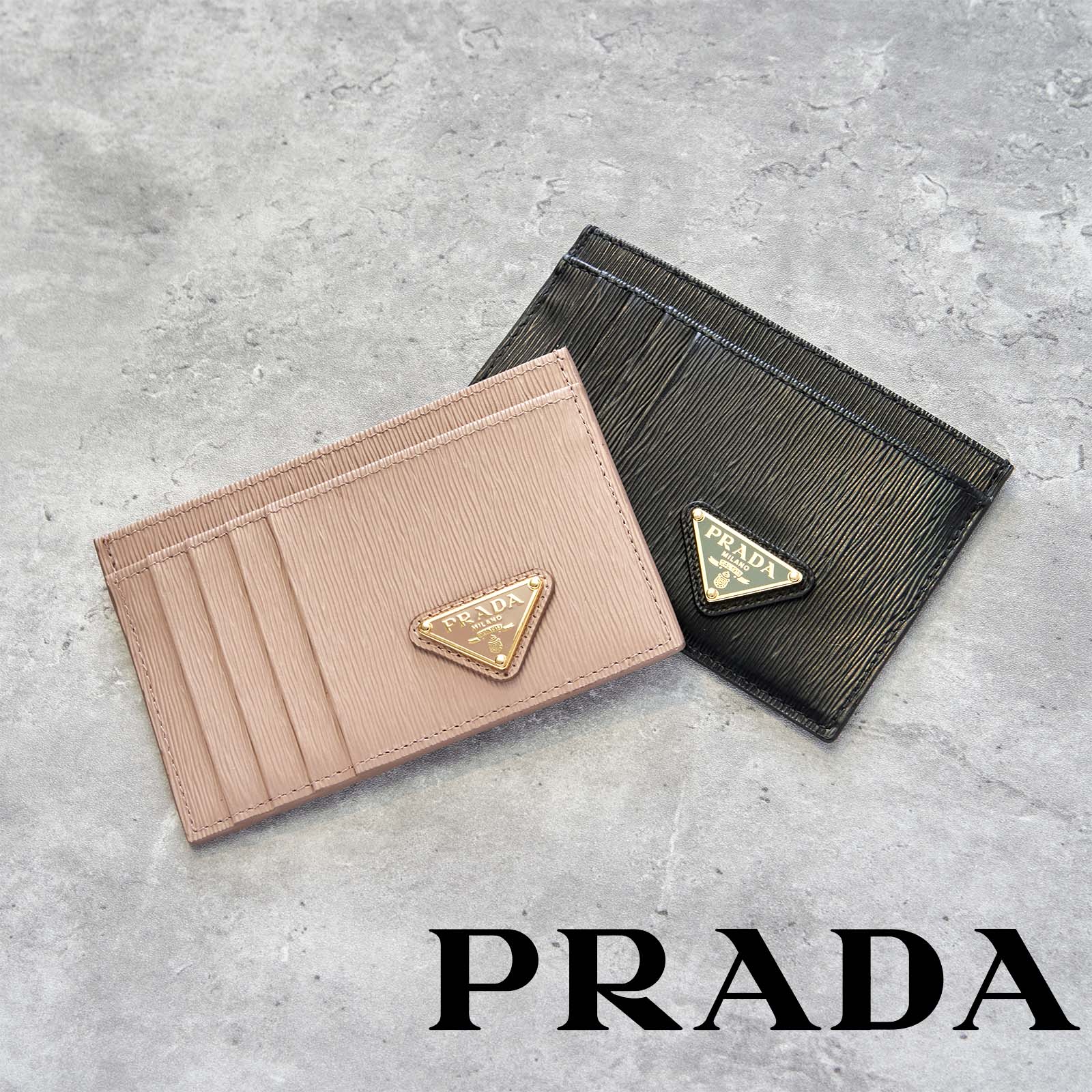 楽天市場】【専用袋付】 PRADA プラダ VITELLO ヴィッテロ カード