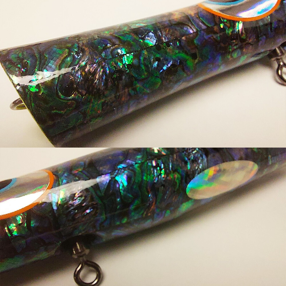 楽天市場】新品 未使用 貝田ルアー トランペット 170 アワビ貼り