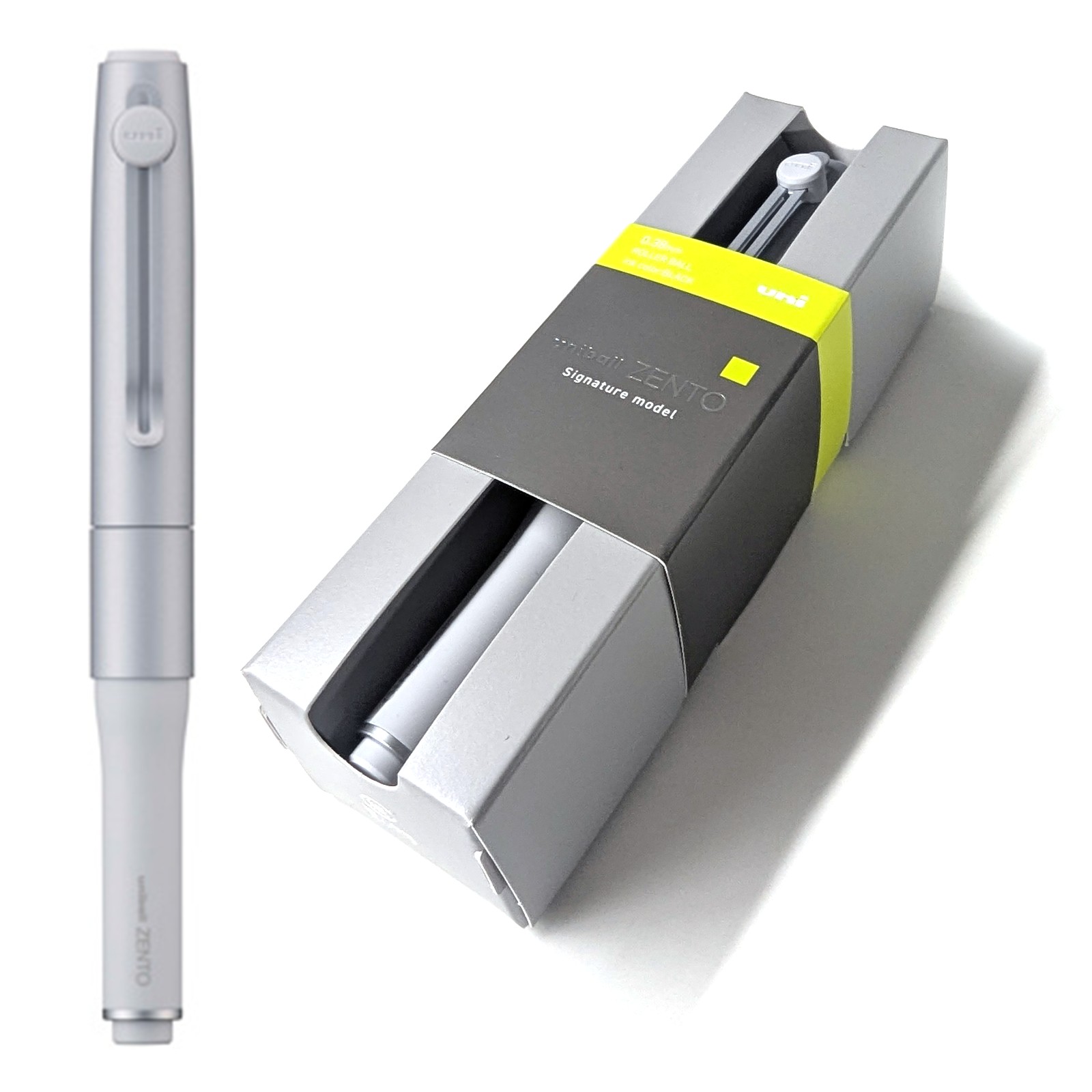 楽天市場】三菱鉛筆 uniball ZENTO シグ二チャーモデル 0.38mm UB-ZH