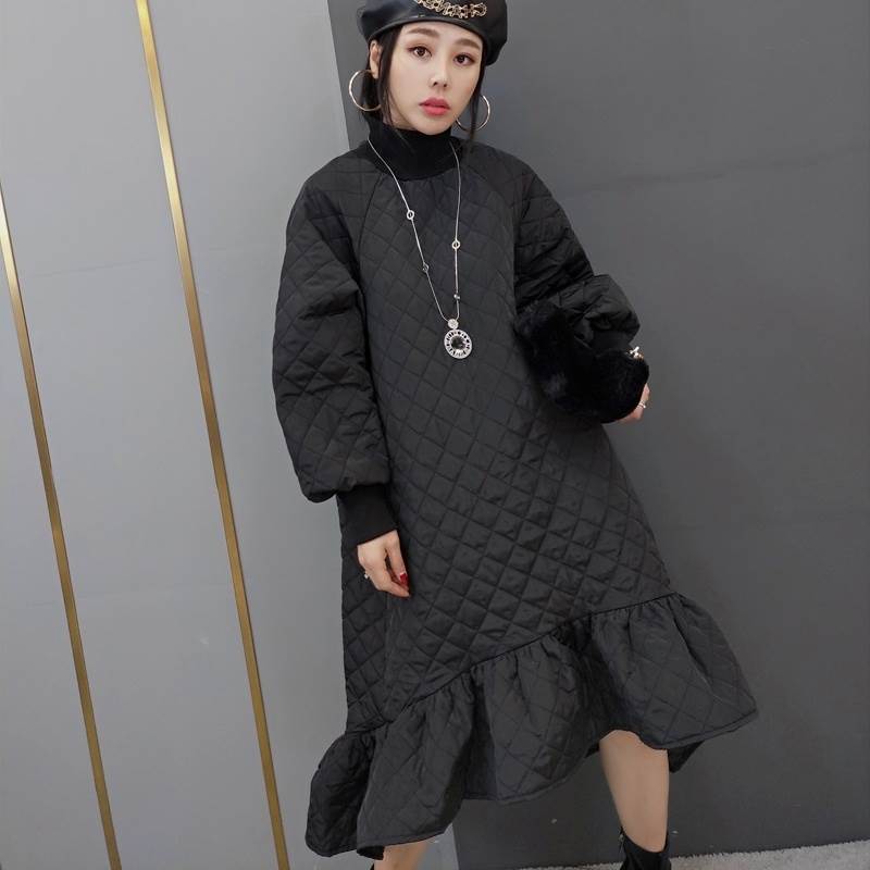 楽天市場】ワンピース キルティング フィッシュテール ハイネック A