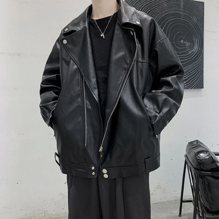 楽天市場】レザージャケット メンズ スタジャン ジャケット ライダース