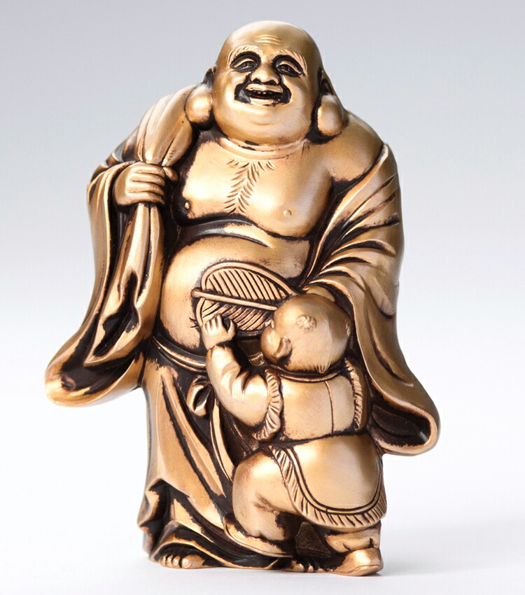 楽天市場】【ポイント10倍 〜2/23 01:59】縁起物 置物 七福神〔布袋尊