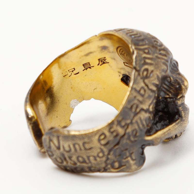 楽天市場】JG-001 / 呪具屋/メメントモリ・スカルリング/ジュグヤ