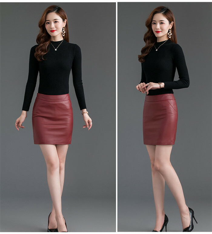 楽天市場】【時間限定10%OFF】スカート ミニ丈革スカート ラムレザー