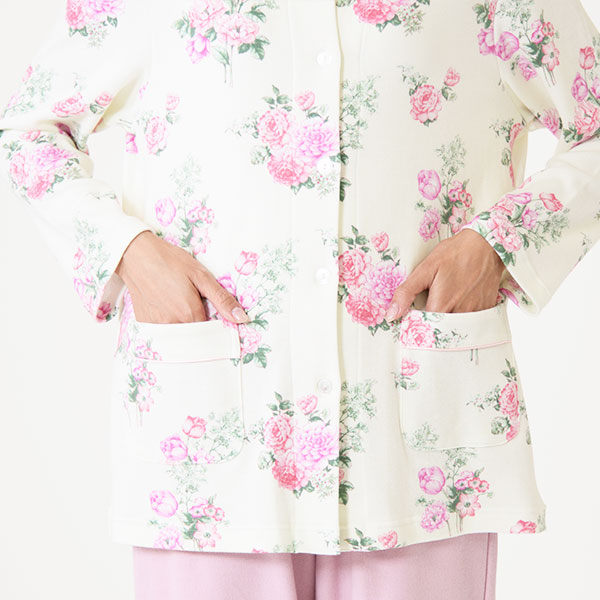 楽天市場】【ミラ・ショーン】エアリースムース花柄プリントパジャマ