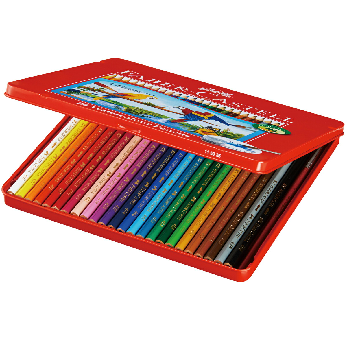 楽天市場】[ メール便可 ] ファーバーカステル 水彩色鉛筆 24色セット